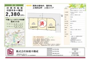 印西市　３区画