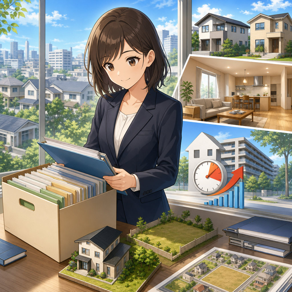 中古・土地の不動産売買は査定前の書類整理から